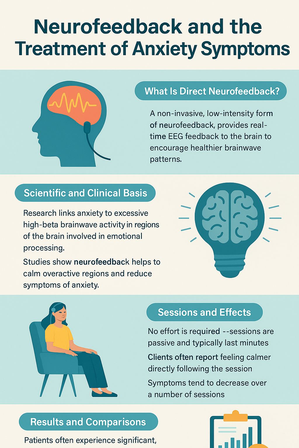 Neurofeedback and the Treatment of Anxiety Infographic